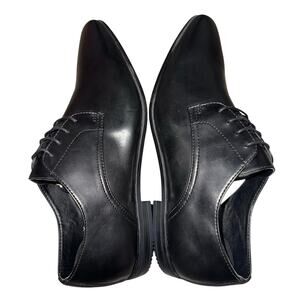 TOPMAN BLACK BRIAR DERBY LACE-UP DRESS SHOES OXFORDS MEN'S US 11 EU 44